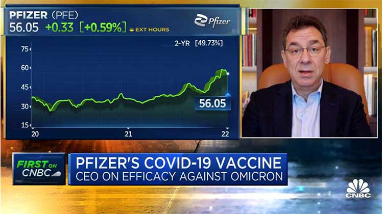 vacunas omicron listas pronto Pfizer CEO cibercartel